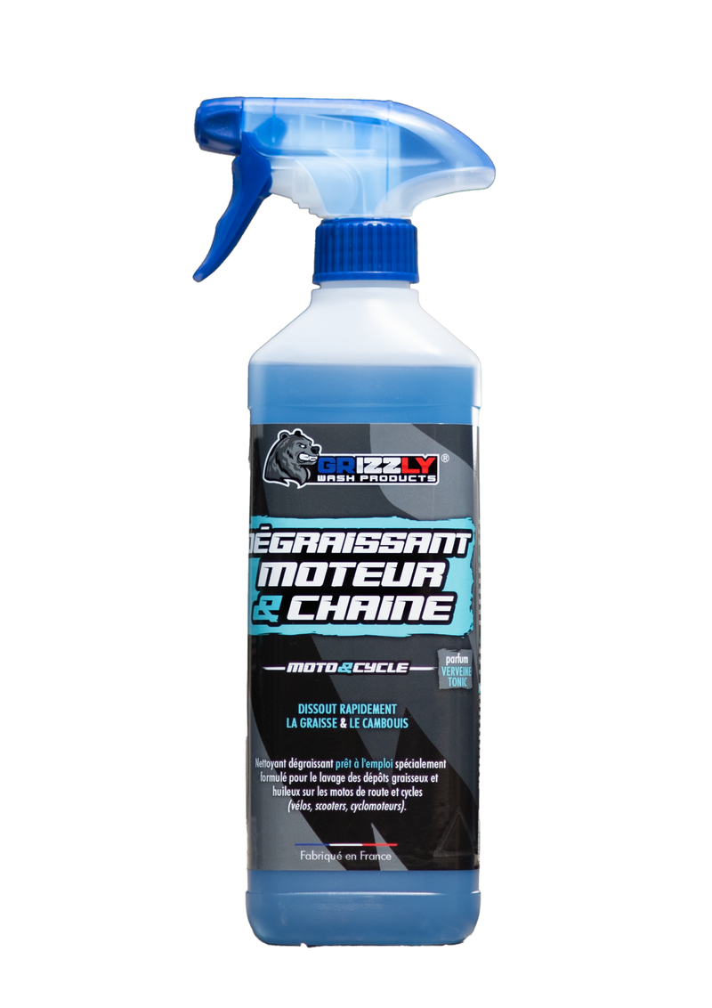 Dégraissant Moteur et Chaîne MOTO & CYCLE - Flacon pulvérisateur 500ml