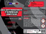 Le Décontaminant Ferreux Jantes Grizzly Wash Products® est un nettoyant puissant qui désincruste les particules ferreuses sur les jantes.  Sa formule à pH neutre enrichie en matière active réagit sur le support et permet de dissoudre et de supprimer la poussière de freins ainsi que le film routier. 
