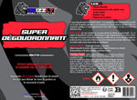 Le Super Dégoudronnant Grizzly Wash Products® est un nettoyant formulé à base de solvants très actifs sur les traces de goudron présentes sur les carrosseries et les bas de caisse des véhicules.  Grâce à sa composition spécifique, le Super Dégoudronnant Grizzly Wash Products® se dilue et se rince très facilement à l'eau.